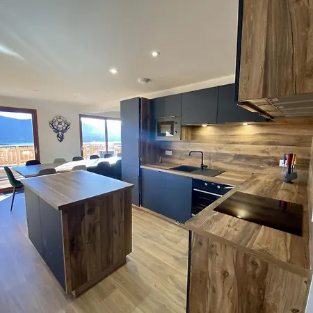 Grande Maison Moderne Pour 16 Pers Avec Terrasse Et Parking, Proche Pistes Et Commerces - Fr-1-758-20 בית נופש *